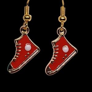 Red Sneaker Earrings